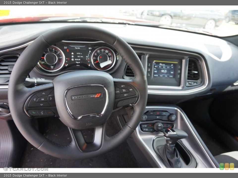 Black Interior Dashboard for the 2015 Dodge Challenger SXT #97805454