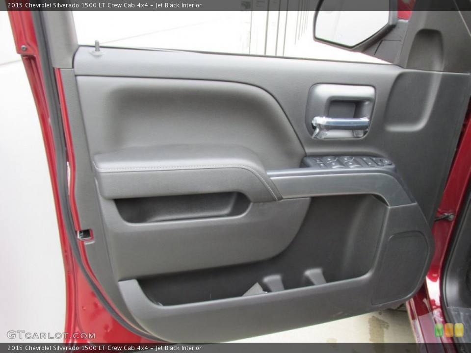 Jet Black Interior Door Panel for the 2015 Chevrolet Silverado 1500 LT Crew Cab 4x4 #97805633