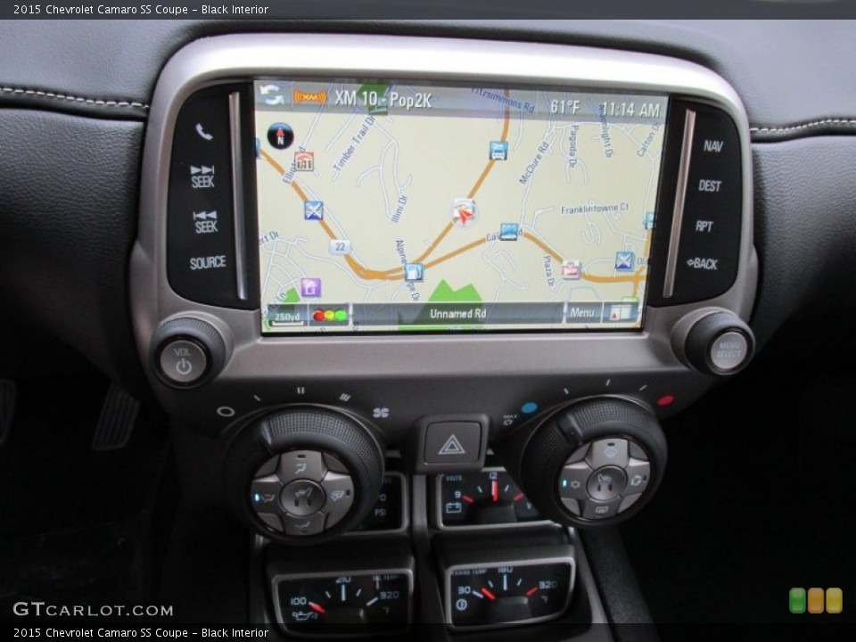 Black Interior Navigation for the 2015 Chevrolet Camaro SS Coupe #97806249