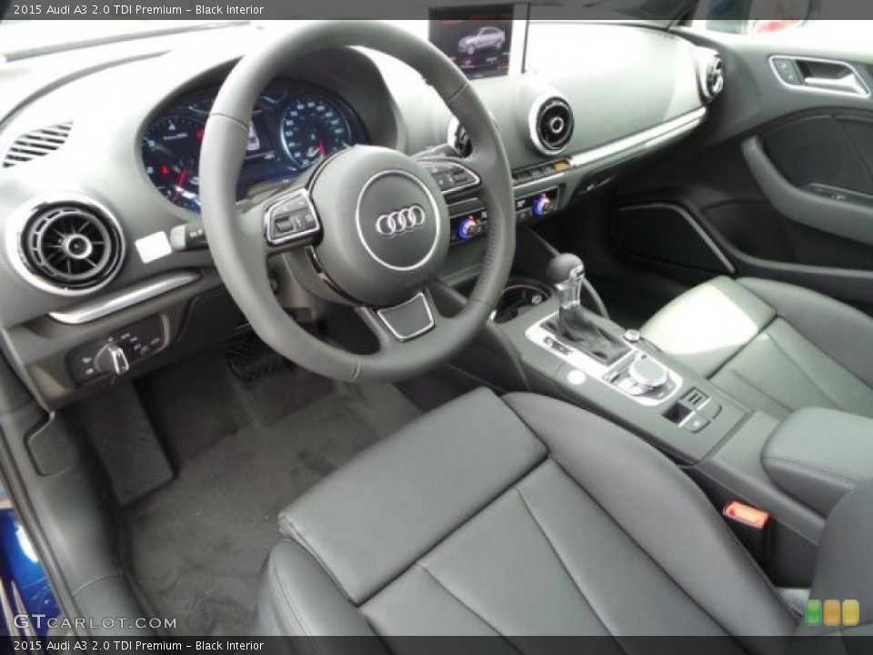 Black Interior Photo for the 2015 Audi A3 2.0 TDI Premium #97808550