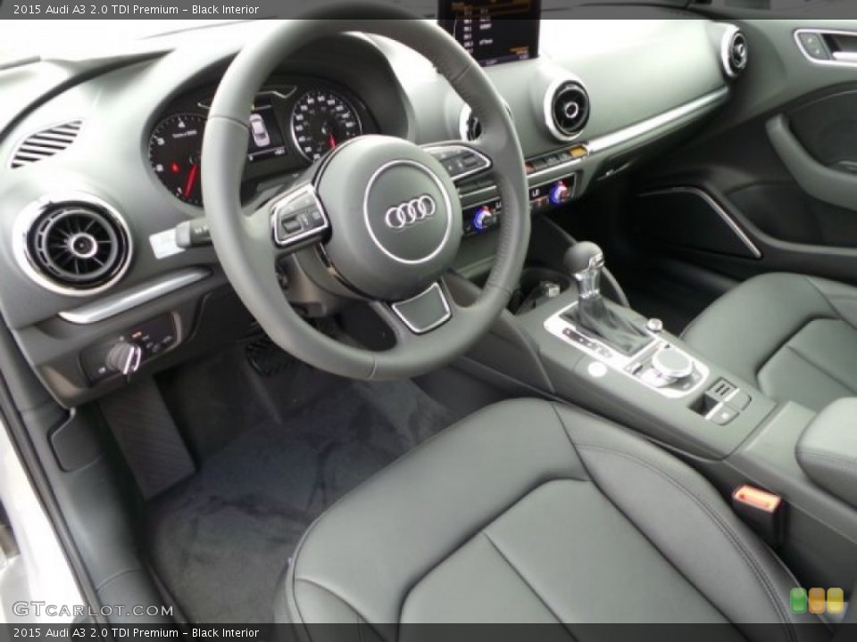 Black Interior Photo for the 2015 Audi A3 2.0 TDI Premium #97809390
