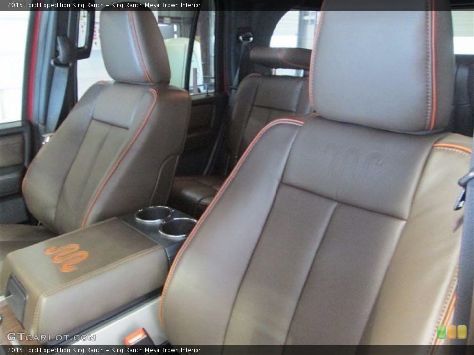 King Ranch Mesa Brown Interior Front Seat for the 2015 Ford Expedition King Ranch #97812639