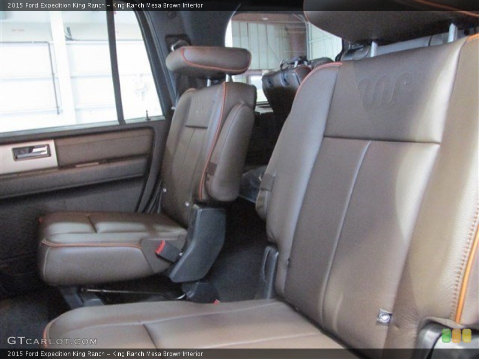King Ranch Mesa Brown Interior Rear Seat for the 2015 Ford Expedition King Ranch #97812678