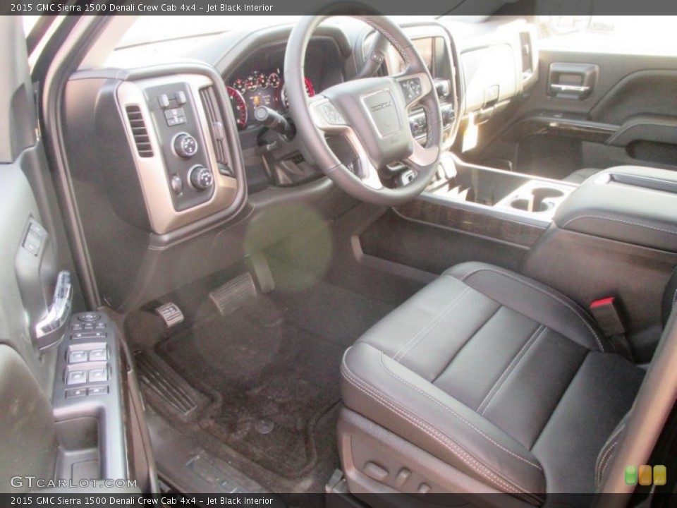 Jet Black Interior Prime Interior for the 2015 GMC Sierra 1500 Denali Crew Cab 4x4 #97813818