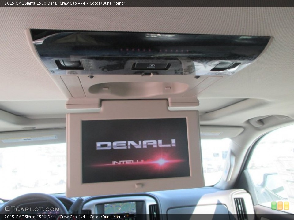 Cocoa/Dune Interior Entertainment System for the 2015 GMC Sierra 1500 Denali Crew Cab 4x4 #97815594