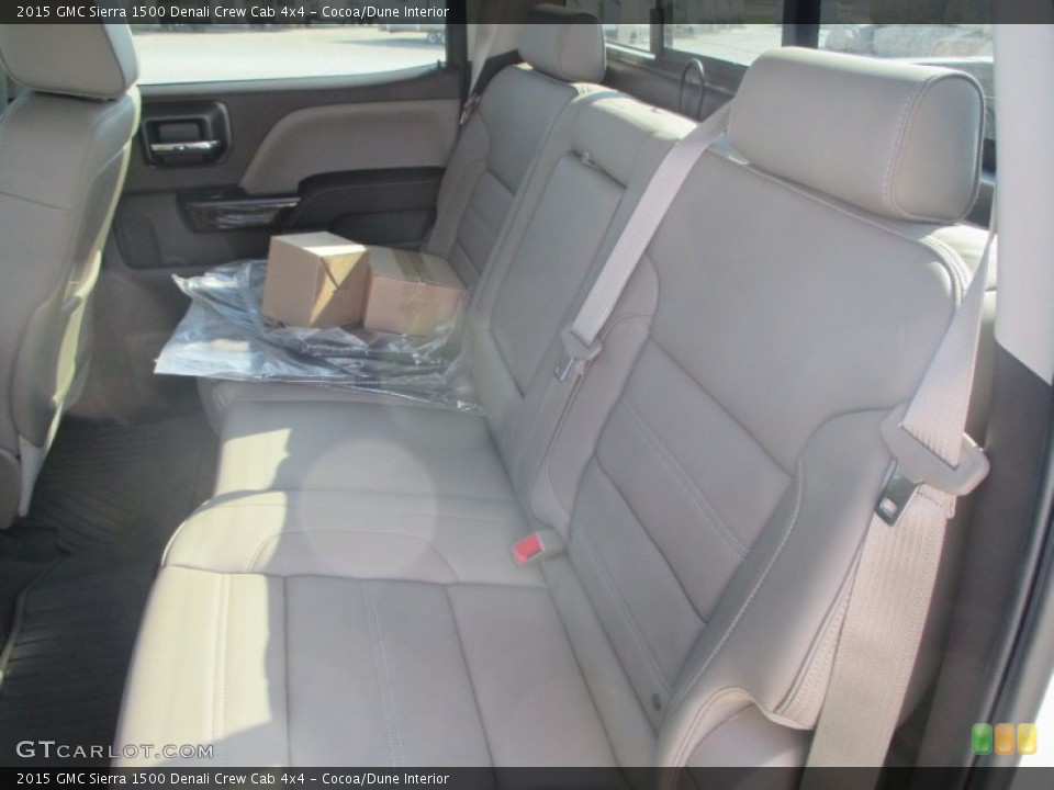 Cocoa/Dune Interior Rear Seat for the 2015 GMC Sierra 1500 Denali Crew Cab 4x4 #97815621