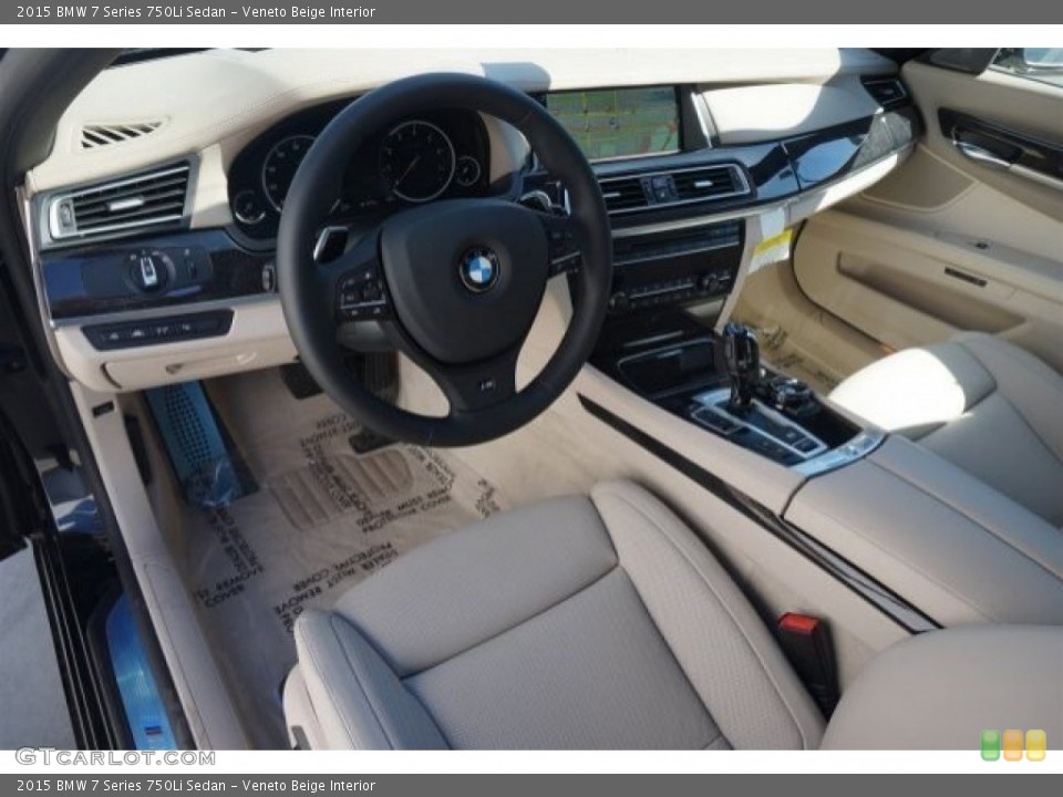 Veneto Beige 2015 BMW 7 Series Interiors
