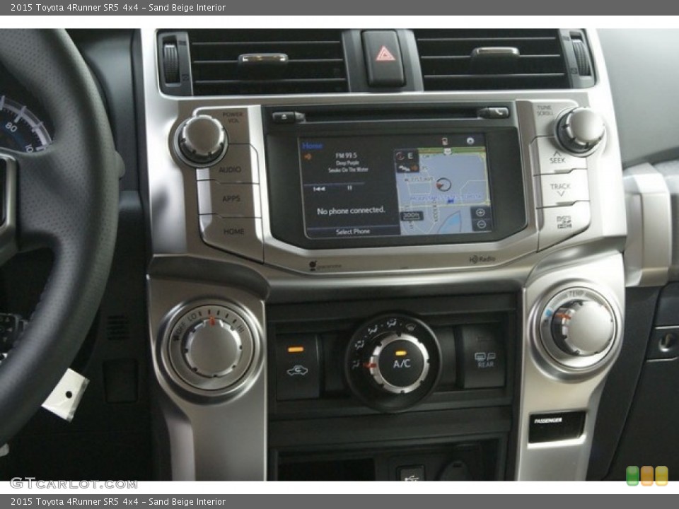 Sand Beige Interior Controls for the 2015 Toyota 4Runner SR5 4x4 #97832172