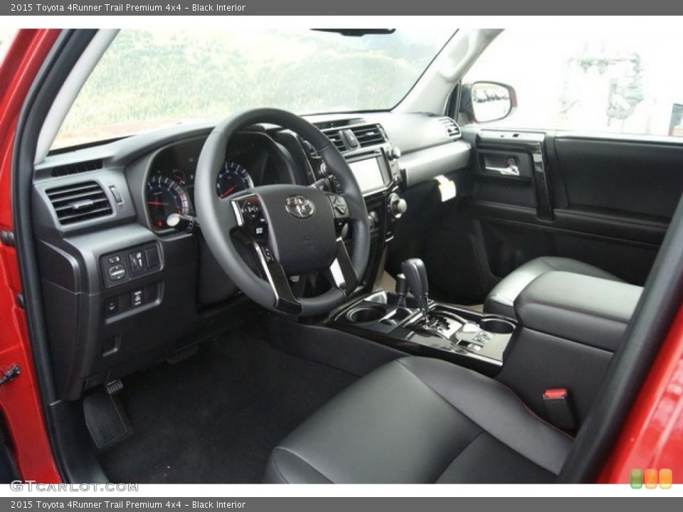 Black Interior Prime Interior for the 2015 Toyota 4Runner Trail Premium 4x4 #97832664