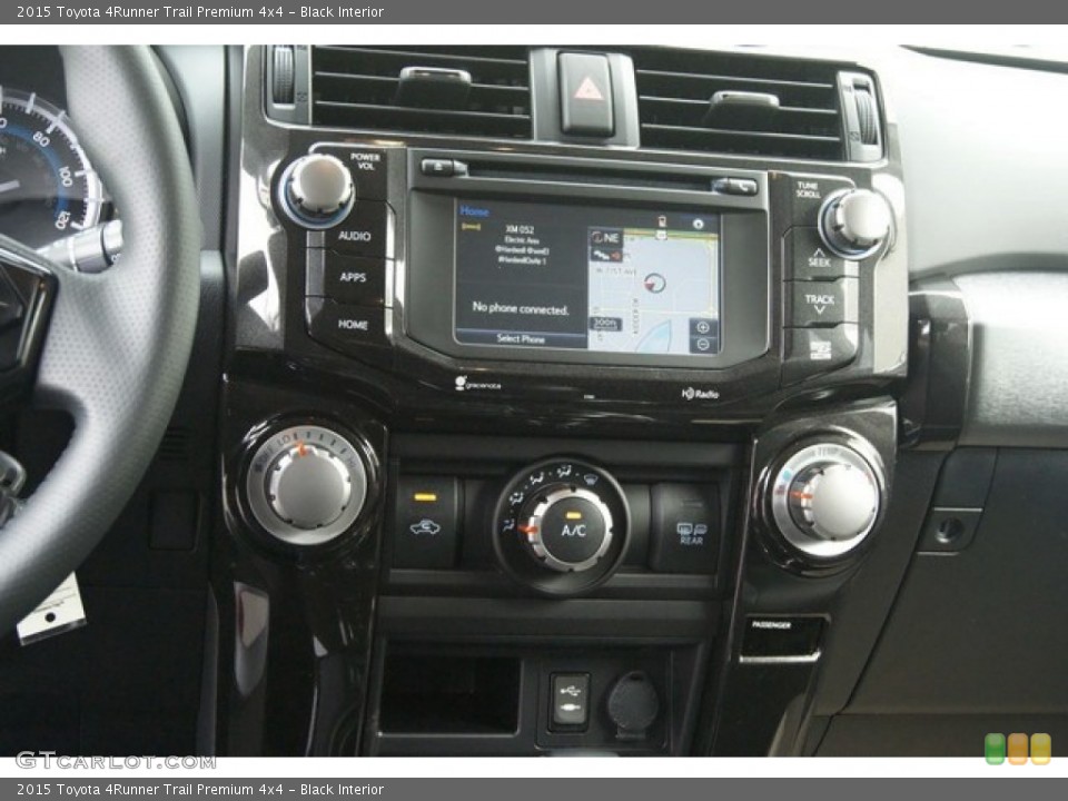 Black Interior Controls for the 2015 Toyota 4Runner Trail Premium 4x4 #97832688