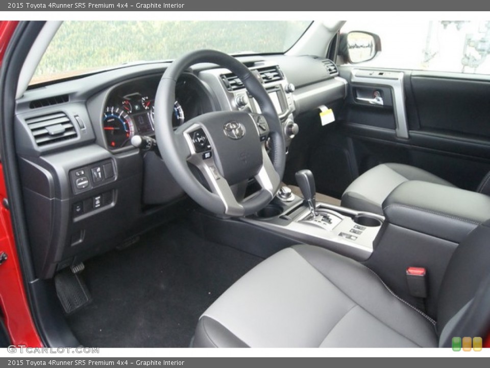 Graphite Interior Prime Interior for the 2015 Toyota 4Runner SR5 Premium 4x4 #97833648