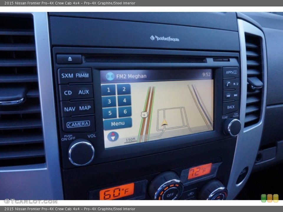 Pro-4X Graphite/Steel Interior Navigation for the 2015 Nissan Frontier Pro-4X Crew Cab 4x4 #97834323