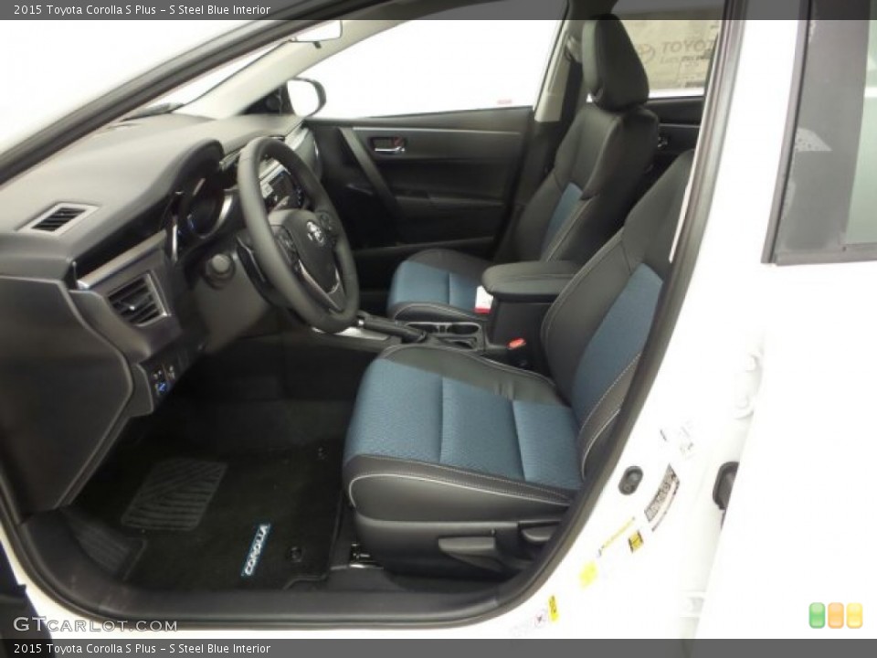 S Steel Blue Interior Photo for the 2015 Toyota Corolla S Plus #97834417