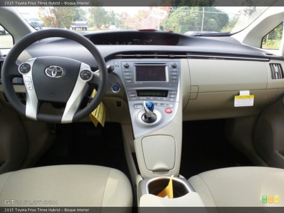 Bisque Interior Dashboard for the 2015 Toyota Prius Three Hybrid #97838781