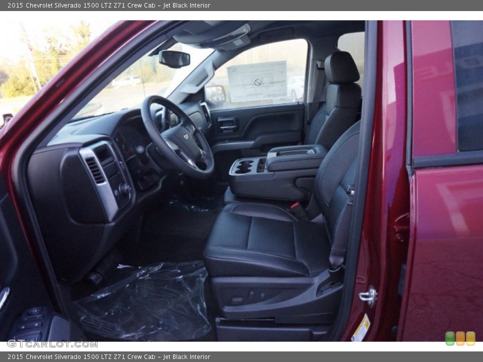 Jet Black Interior Photo for the 2015 Chevrolet Silverado 1500 LTZ Z71 Crew Cab #97839265