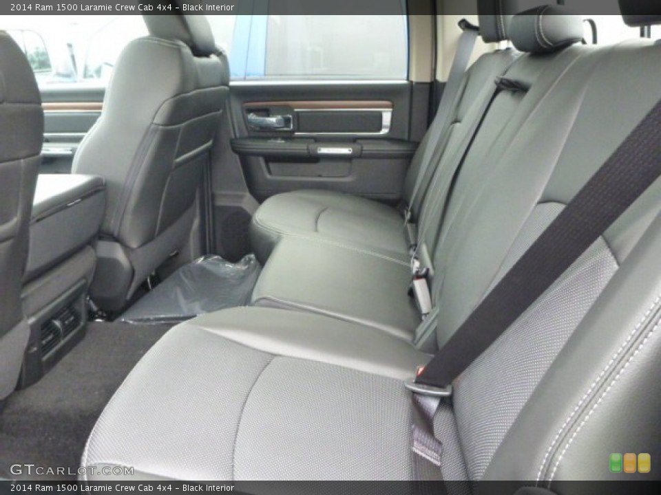 Black Interior Rear Seat for the 2014 Ram 1500 Laramie Crew Cab 4x4 #97842241
