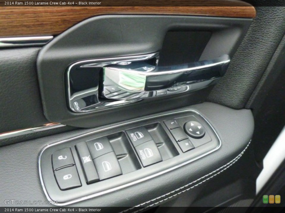 Black Interior Controls for the 2014 Ram 1500 Laramie Crew Cab 4x4 #97842286