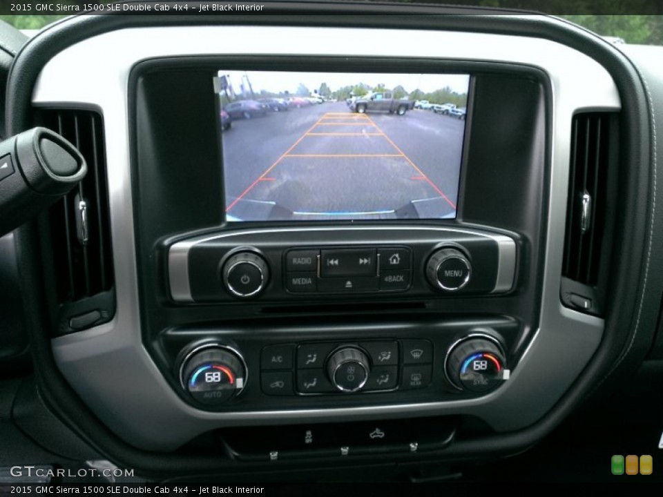 Jet Black Interior Controls for the 2015 GMC Sierra 1500 SLE Double Cab 4x4 #97843788