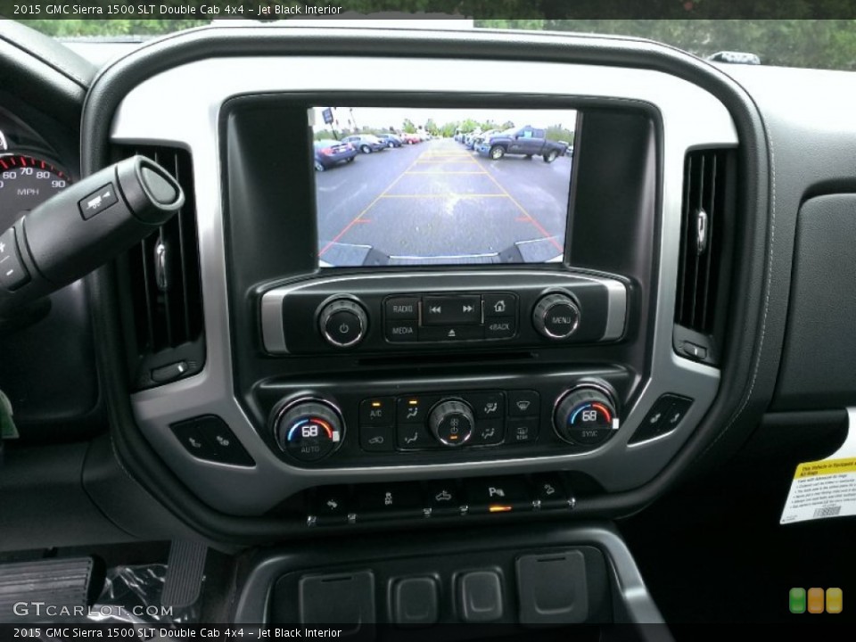 Jet Black Interior Controls for the 2015 GMC Sierra 1500 SLT Double Cab 4x4 #97844055