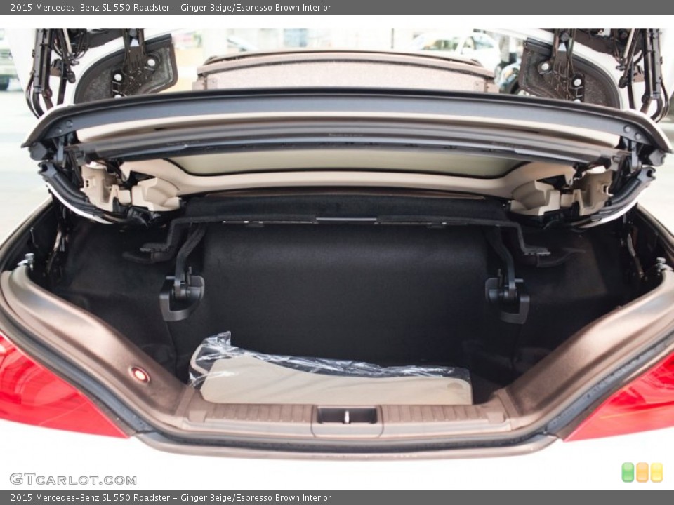 Ginger Beige/Espresso Brown Interior Trunk for the 2015 Mercedes-Benz SL 550 Roadster #97844436