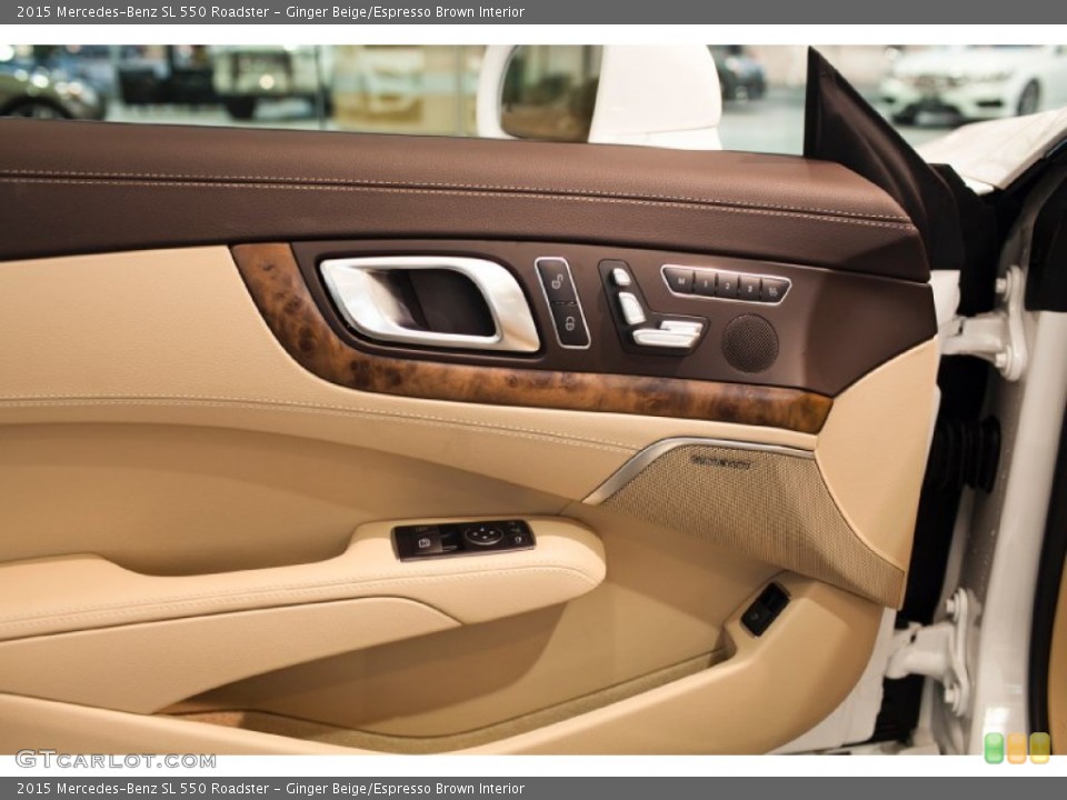 Ginger Beige/Espresso Brown Interior Controls for the 2015 Mercedes-Benz SL 550 Roadster #97844493