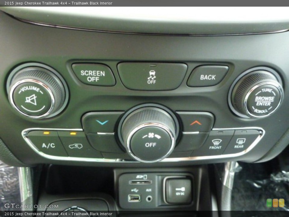 Trailhawk Black Interior Controls for the 2015 Jeep Cherokee Trailhawk 4x4 #97846237