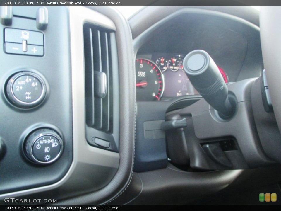 Cocoa/Dune Interior Controls for the 2015 GMC Sierra 1500 Denali Crew Cab 4x4 #97846647
