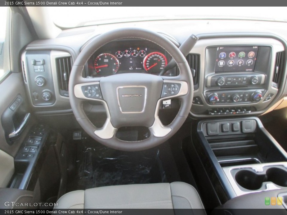 Cocoa/Dune Interior Dashboard for the 2015 GMC Sierra 1500 Denali Crew Cab 4x4 #97846803