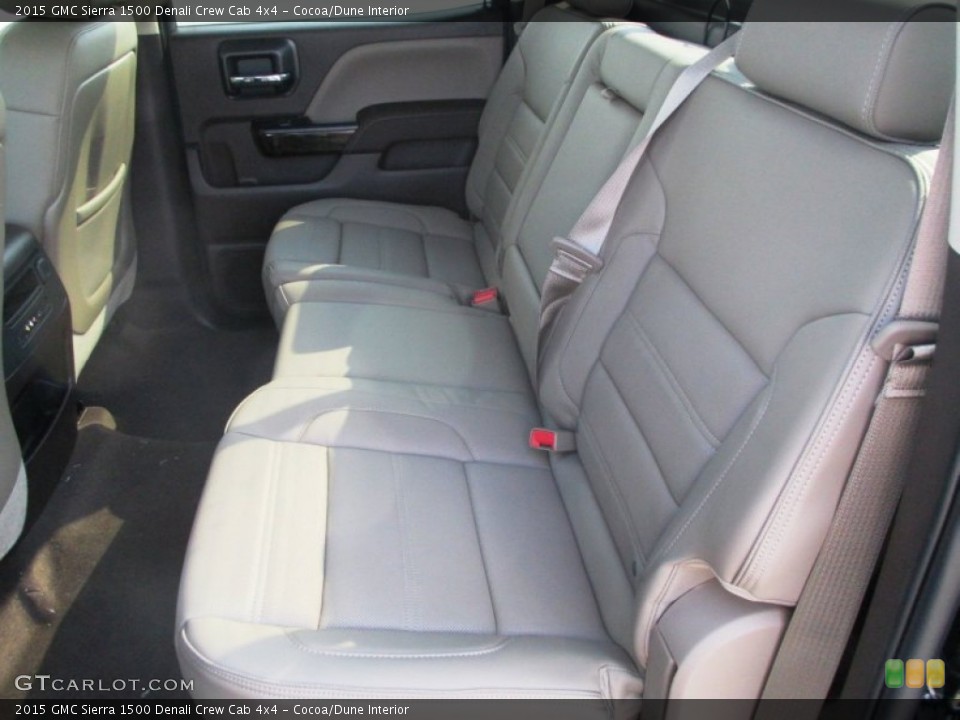 Cocoa/Dune Interior Rear Seat for the 2015 GMC Sierra 1500 Denali Crew Cab 4x4 #97846830