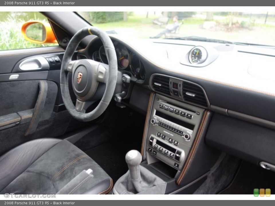 Black Interior Dashboard for the 2008 Porsche 911 GT3 RS #97851348