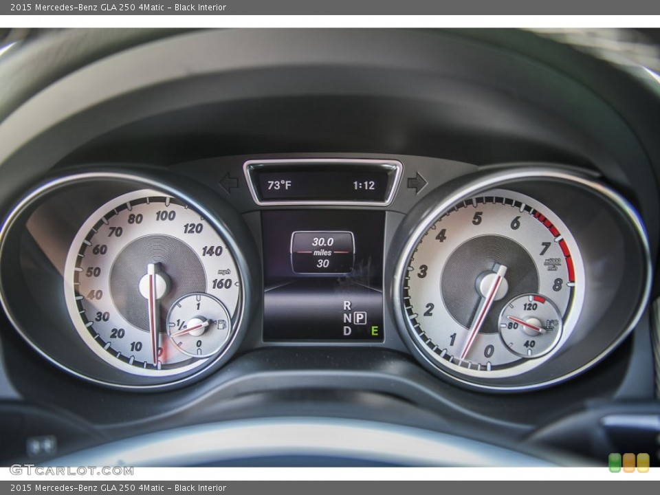 Black Interior Gauges for the 2015 Mercedes-Benz GLA 250 4Matic #97855613