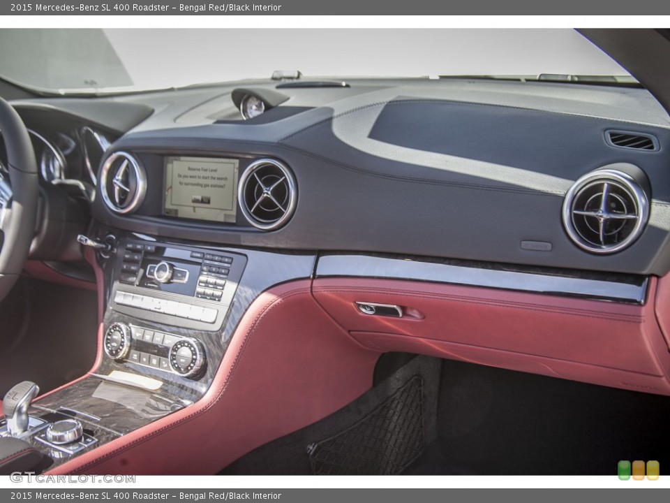 Bengal Red/Black Interior Dashboard for the 2015 Mercedes-Benz SL 400 Roadster #97856862