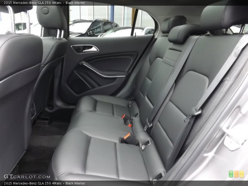 Black Interior Rear Seat for the 2015 Mercedes-Benz GLA 250 4Matic #97857144