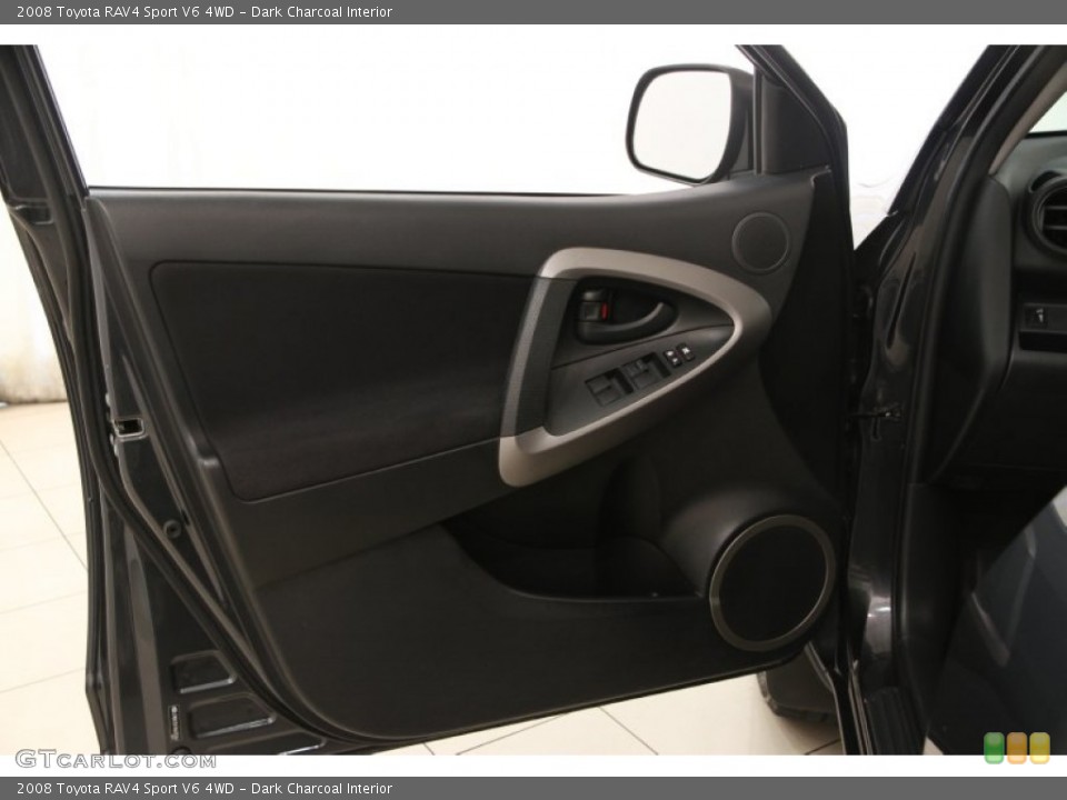 Dark Charcoal Interior Door Panel for the 2008 Toyota RAV4 Sport V6 4WD #97858921