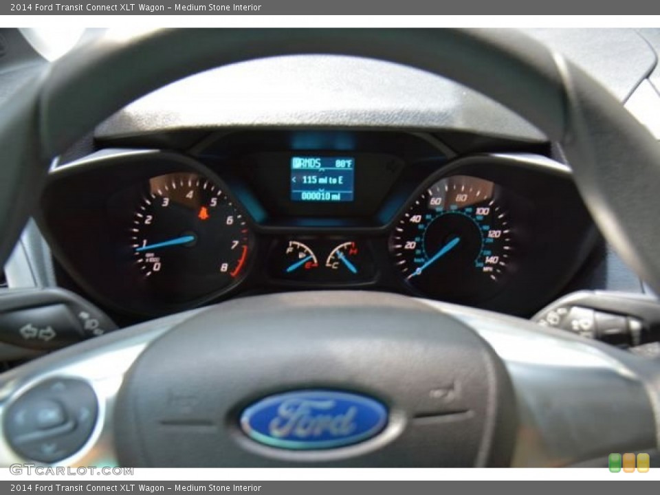 Medium Stone Interior Gauges for the 2014 Ford Transit Connect XLT Wagon #97863162