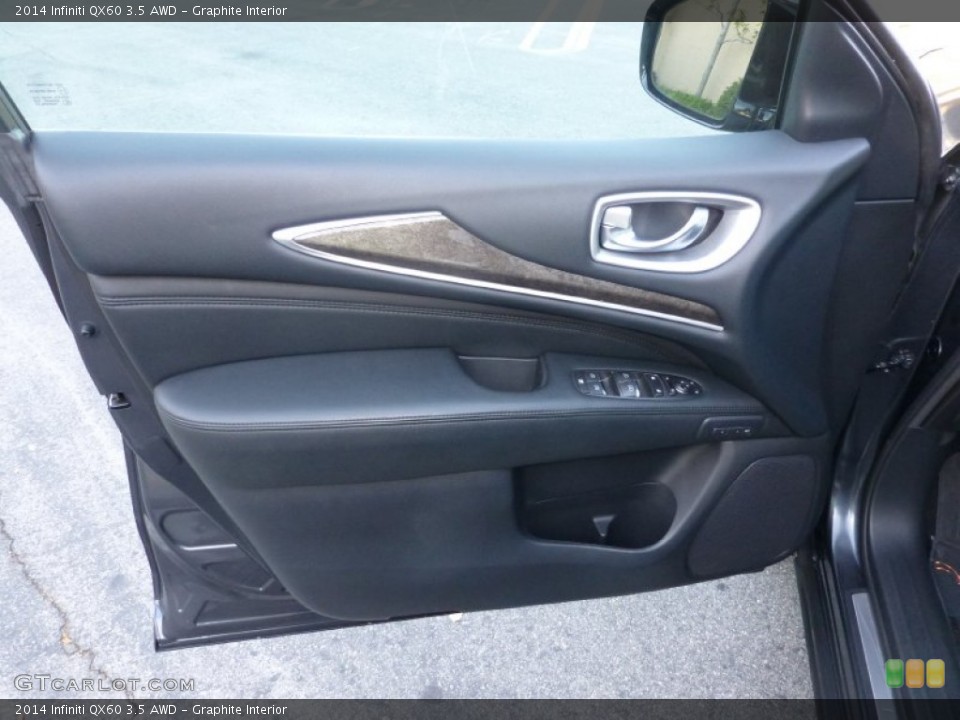 Graphite Interior Door Panel for the 2014 Infiniti QX60 3.5 AWD #97868653