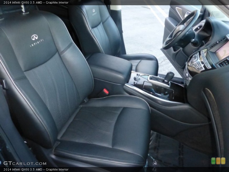 Graphite Interior Front Seat for the 2014 Infiniti QX60 3.5 AWD #97868777