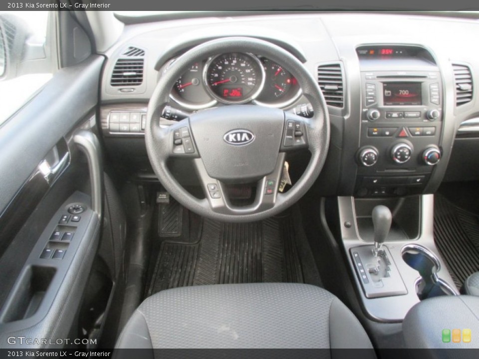 Gray Interior Dashboard for the 2013 Kia Sorento LX #97868785