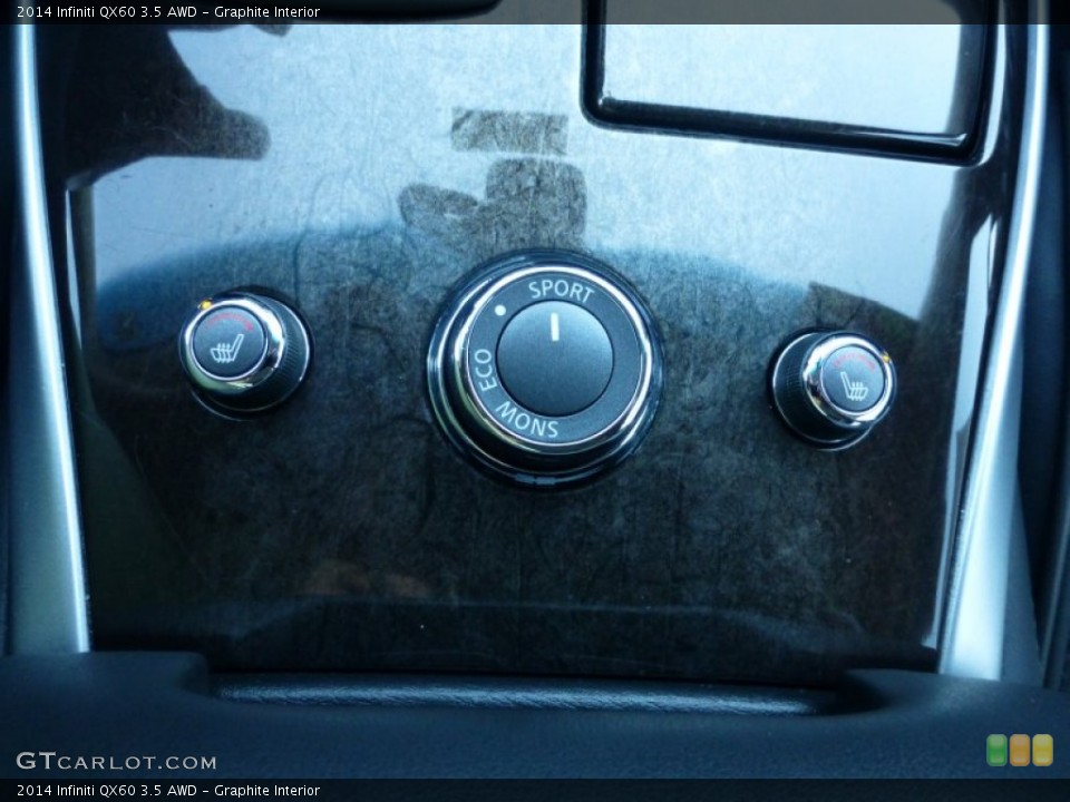 Graphite Interior Controls for the 2014 Infiniti QX60 3.5 AWD #97868924