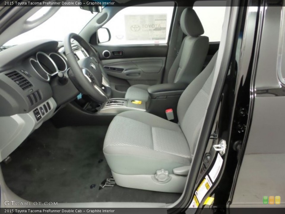 Graphite Interior Photo for the 2015 Toyota Tacoma PreRunner Double Cab #97869466