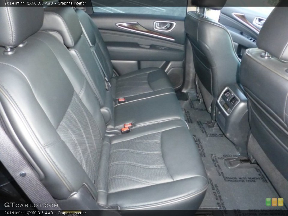 Graphite Interior Rear Seat for the 2014 Infiniti QX60 3.5 AWD #97870129