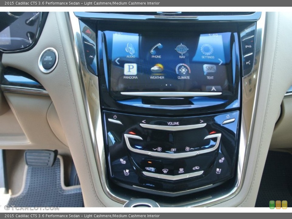 Light Cashmere/Medium Cashmere Interior Controls for the 2015 Cadillac CTS 3.6 Performance Sedan #97901893