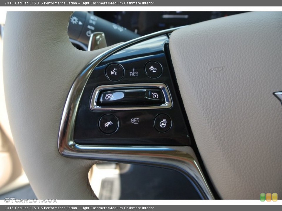 Light Cashmere/Medium Cashmere Interior Controls for the 2015 Cadillac CTS 3.6 Performance Sedan #97901928