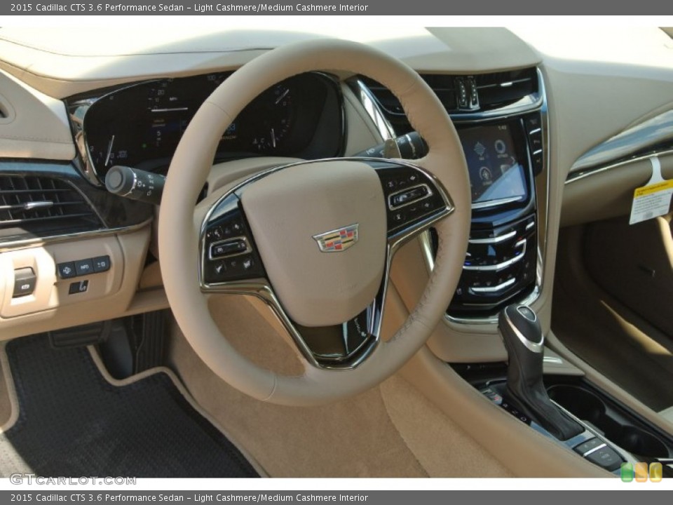 Light Cashmere/Medium Cashmere Interior Dashboard for the 2015 Cadillac CTS 3.6 Performance Sedan #97902079