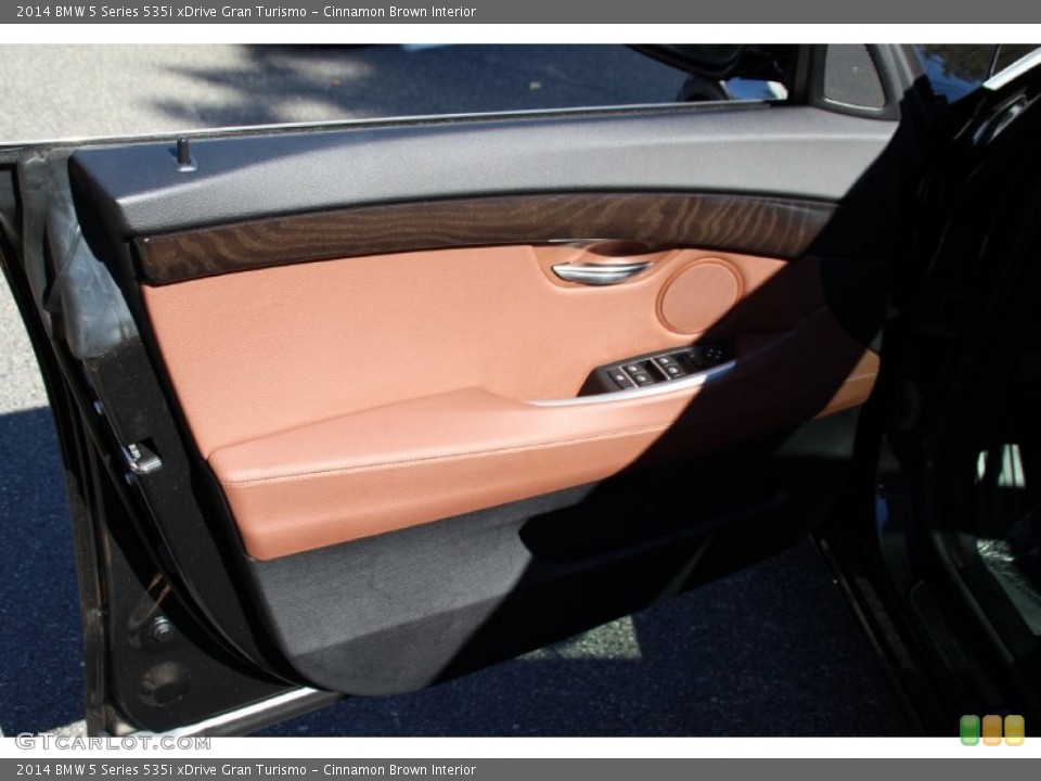Cinnamon Brown Interior Door Panel for the 2014 BMW 5 Series 535i xDrive Gran Turismo #97905412