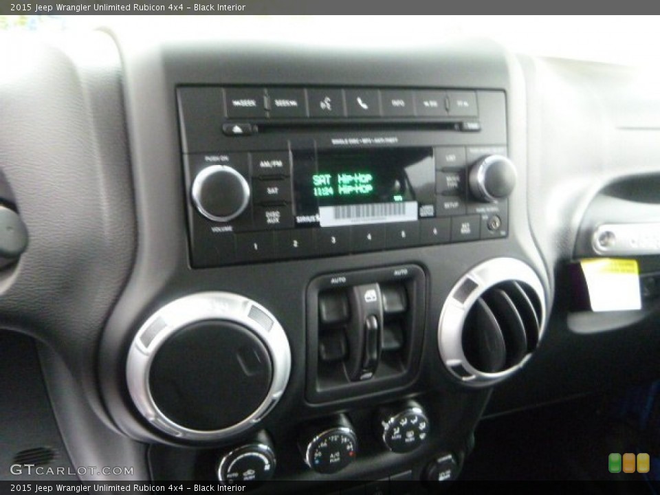 Black Interior Controls for the 2015 Jeep Wrangler Unlimited Rubicon 4x4 #97918231