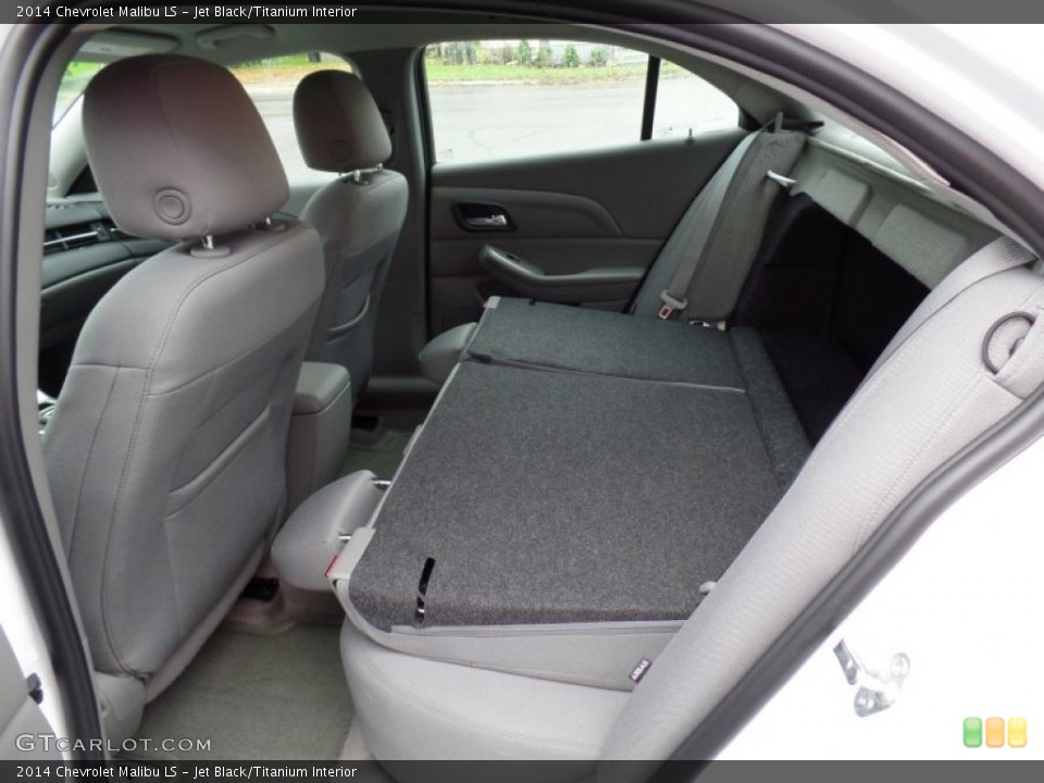 Jet Black/Titanium Interior Rear Seat for the 2014 Chevrolet Malibu LS #97920765