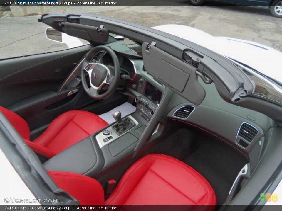 Adrenaline Red Interior Photo for the 2015 Chevrolet Corvette Stingray Coupe #97921440