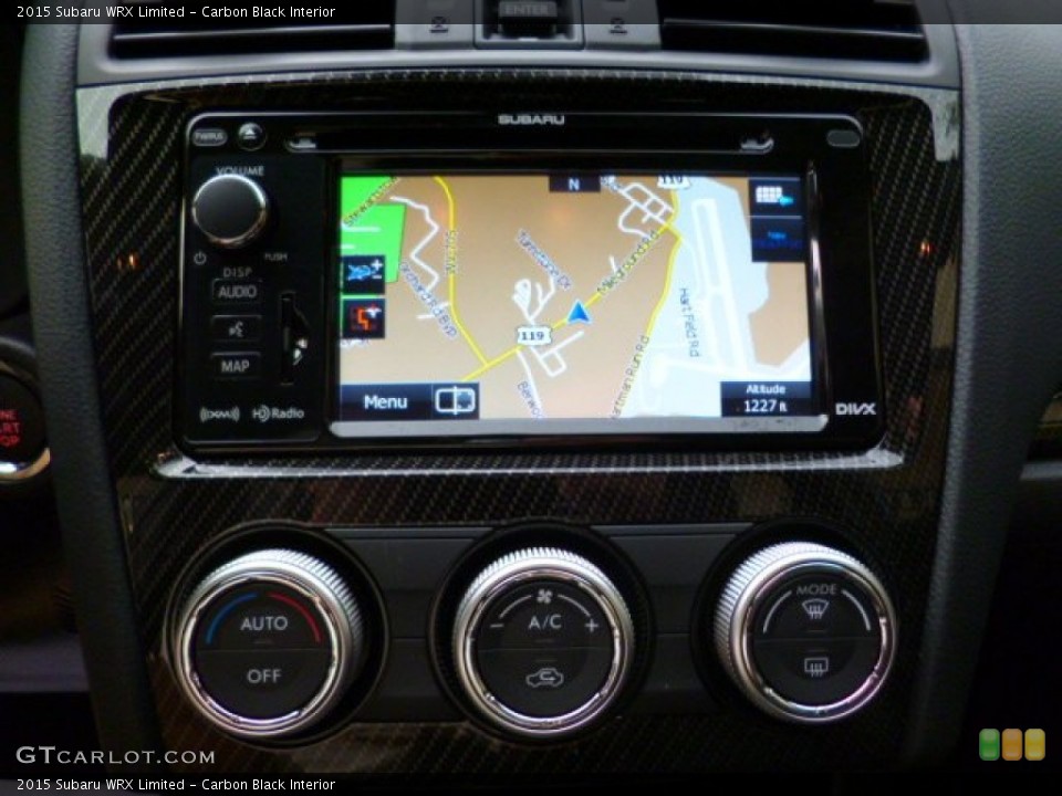 Carbon Black Interior Navigation for the 2015 Subaru WRX Limited #97922383