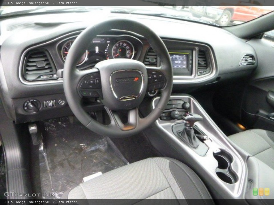 Black Interior Prime Interior for the 2015 Dodge Challenger SXT #97922731